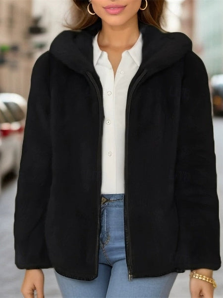 Zipper Comfortable Women's Jacket Casual Warm Pocket FashionChic