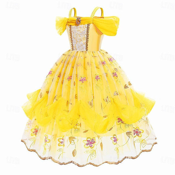 Belle Beauty and Princess the Girl Flower Beast Dress Cute FashionChic