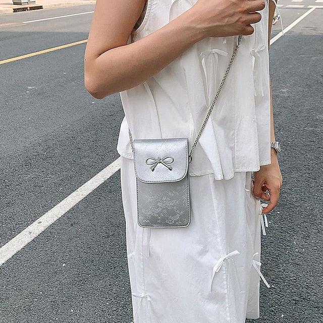 Leather Women's Phone Bag Daily PU Mobile Crossbody FashionChic