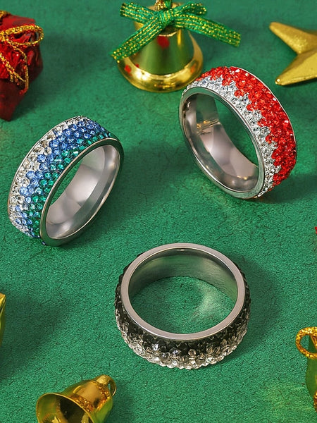 Ring Men's Stylish Steel Stainless – Red Christmas FashionChic