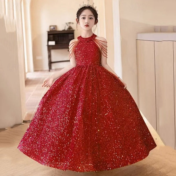 Kid's Girl Girls' Princess Dress Flower FashionChic