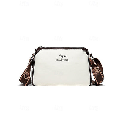 Crossbody Vintage Shoulder Bag – Women's Faux Leather FashionChic