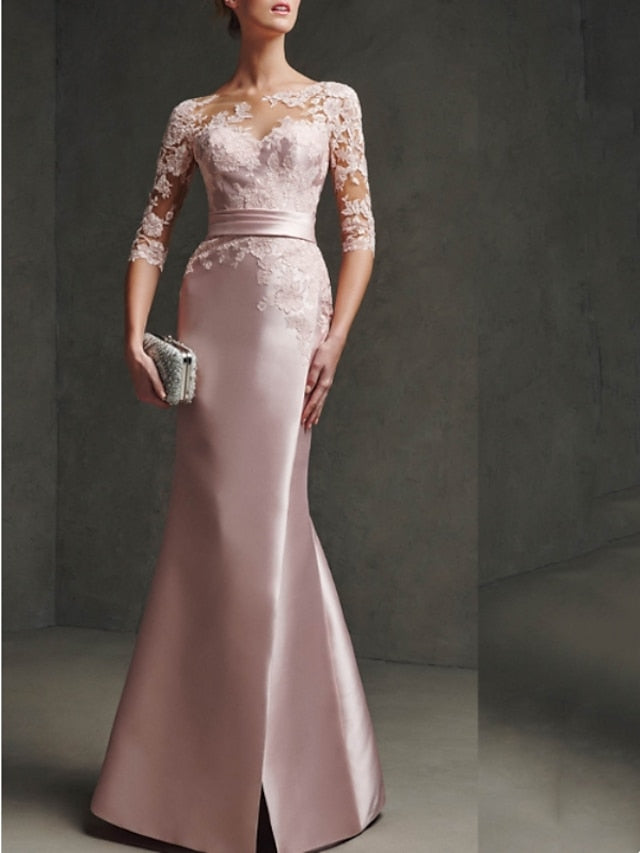 Formal Bride Mother Elegant Mermaid the Evening of Dress FashionChic
