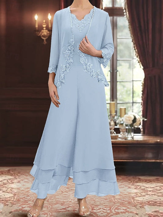 Mother Sets Elegant Bride Dress of the Guest Wedding FashionChic