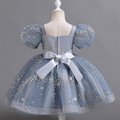 Flower Girls' Party Dress Sequin Girl Kids Floral FashionChic