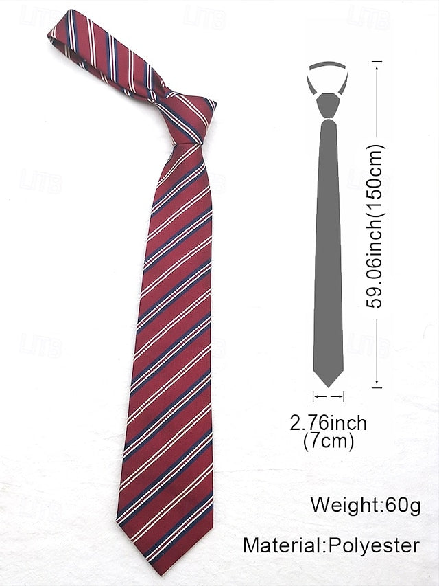 and Tie Paisley Silk Classic Men's Necktie Striped FashionChic