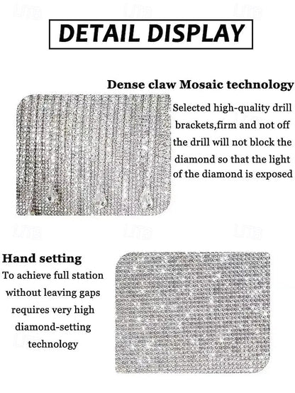 Evening Elegant with Silver Handbag Crystal Chain Women's FashionChic