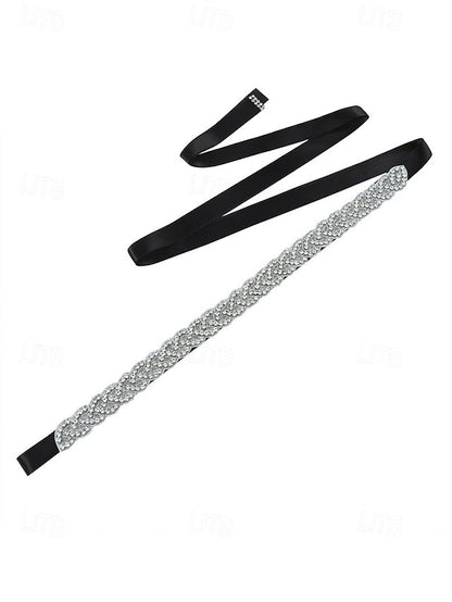 Wedding Waistband Crystal Rhinestone Bridal – Dress Elegant FashionChic