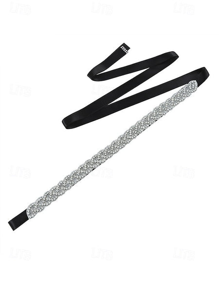 Wedding Waistband Crystal Rhinestone Bridal – Dress Elegant FashionChic