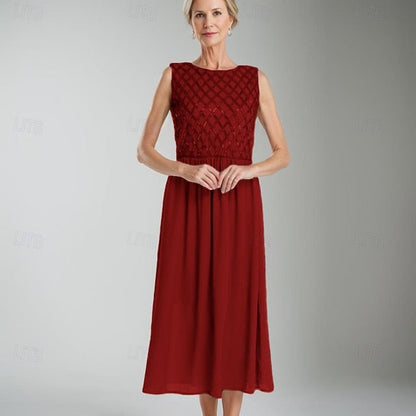 Bride the of A-Line Wedding Simple Guest Dress Mother FashionChic