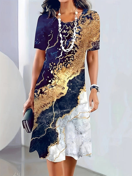 Women's Midi Dress Print Dress Fashion Modern Daily Tea FashionChic