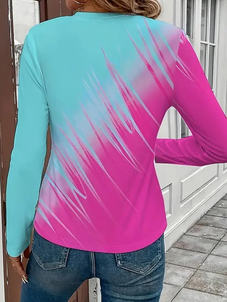 Women's T Shirt Graphic Geometric Vintage Stylish Modern FashionChic