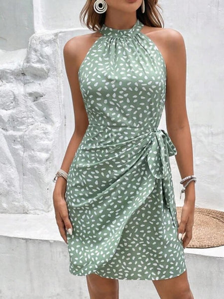 Women's Mini Dress Summer Dress Halter Dress Casual Daily