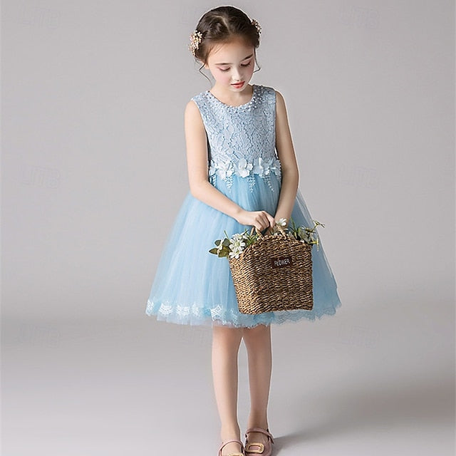 Princess Girl Girls' Kid's Flower Dress FashionChic