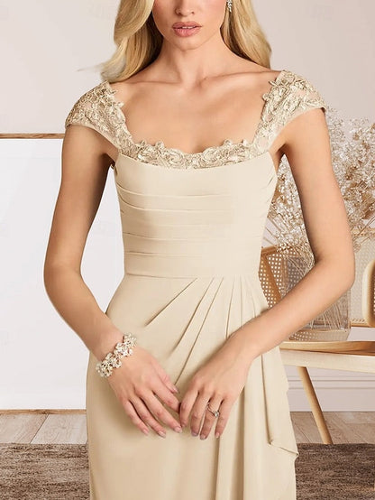 the Elegant Mother Guest A-Line Wedding Dress Bride of FashionChic