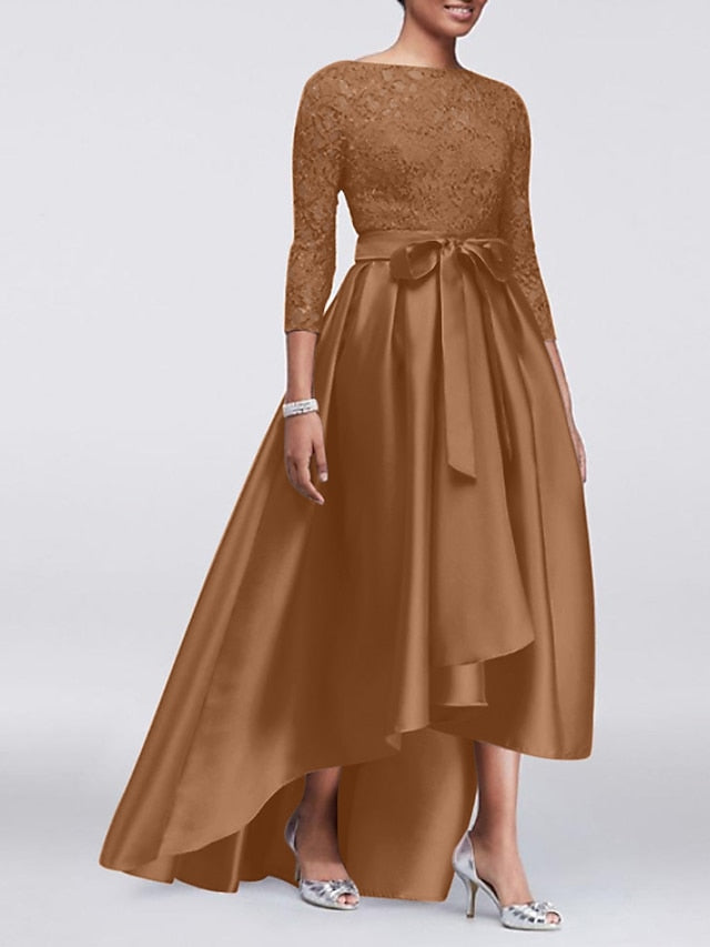 Mother Elegant Size the of Bride Plus Wedding Dress A-Line Guest FashionChic