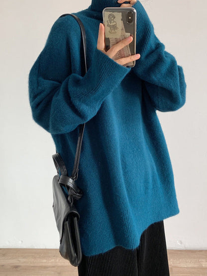 Original Red Turtle Neck Long Sleeves Sweater QX020 shopify