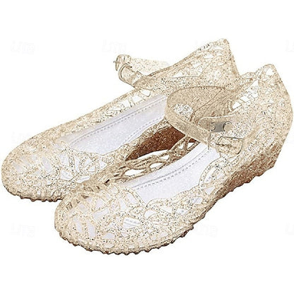 Masquerade Frozen Christmas Cinderella Jelly Elsa Shoes Princess FashionChic