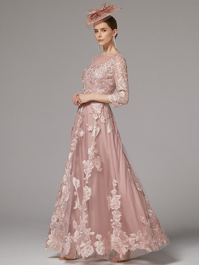 Elegant Bride of Wedding the Beach Dress A-Line Mother FashionChic