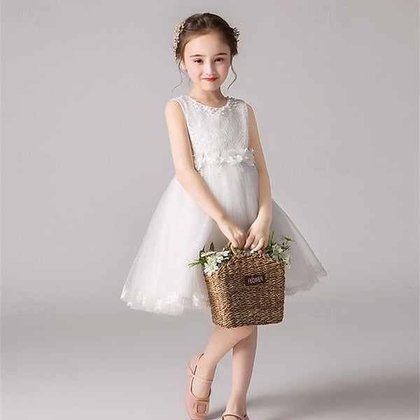 Princess Girl Girls' Kid's Flower Dress FashionChic