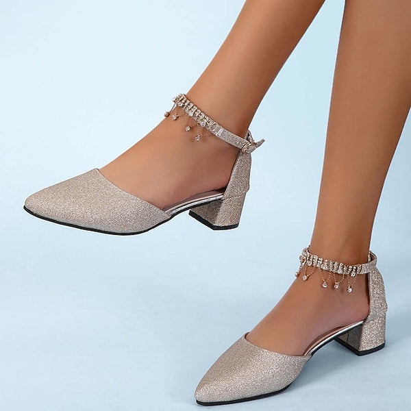 Elegant Bridal Bridesmaid Women's Wedding Pumps Shoes FashionChic