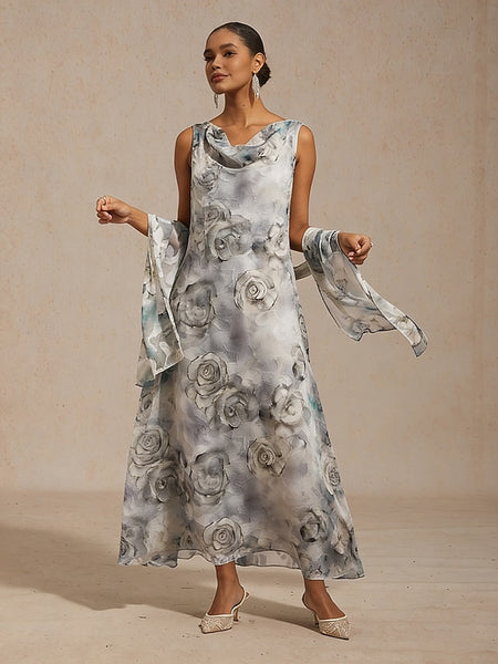 Women's Maxi Dress Chiffon Dress Sundress A Line Dress