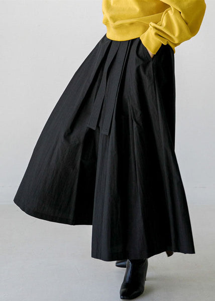 Waist Brown Leg Cotton Spring Pants French High Pockets Wide FashionChic