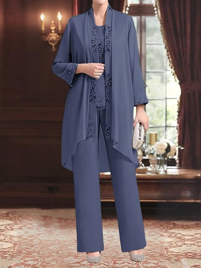 the of Elegant Mother 3 Dress Bride Pantsuit Piece FashionChic