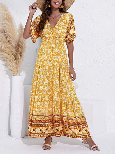 Women's Maxi Dress A Line Dress Vacation Casual Boho