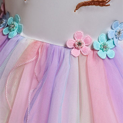 Girls' Girl Flower Princess Kid's Dress FashionChic