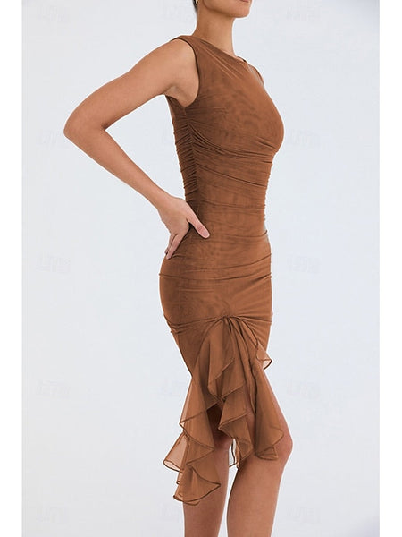 Women's Midi Dress Graduation Dress Cocktail Dress Wedding FashionChic