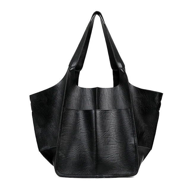 Women's Men's PU Party Leather Bag Shoulder Handbag FashionChic