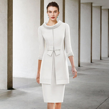 Sheath Wedding Piece of Church Two Guest Bride Dress the Mother FashionChic