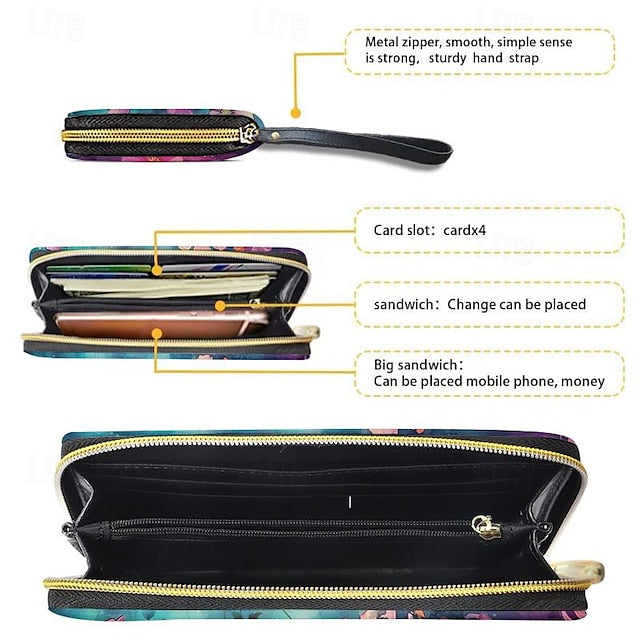 Credit Purse Card Coin Women's Wallet PU Holder FashionChic
