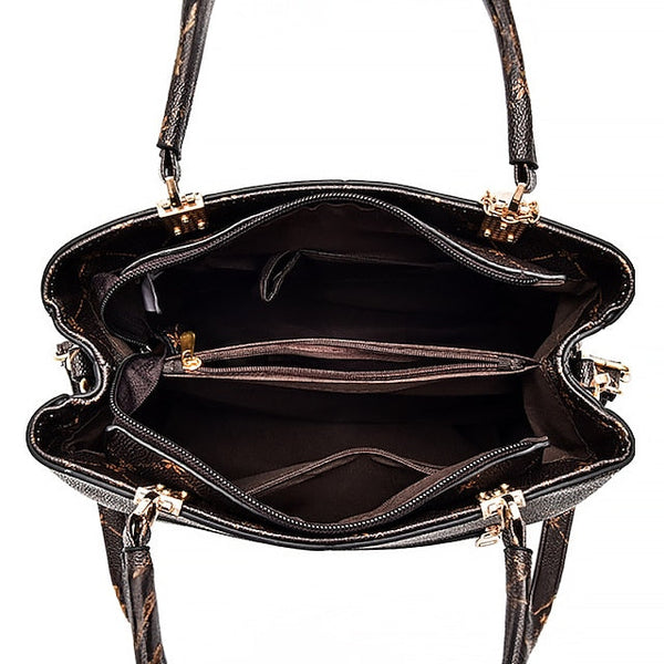 Women's Men's PU Party Leather Bag Shoulder Handbag FashionChic