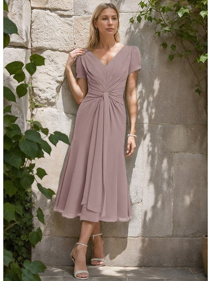 the of Formal Mother Elegant Wedding A-Line Dress Bride Guest FashionChic