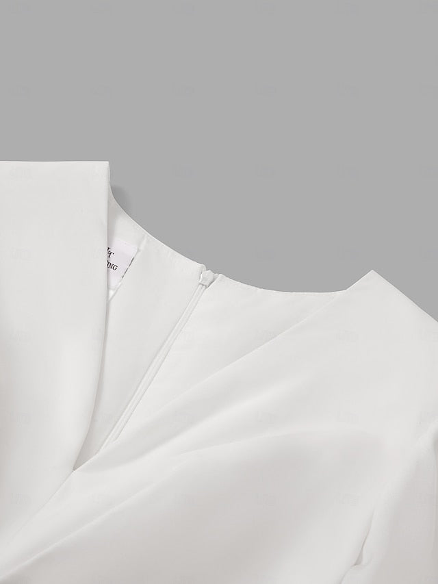 Gown High Guest Floor A-Line Dress Formal Split Wedding Evening FashionChic