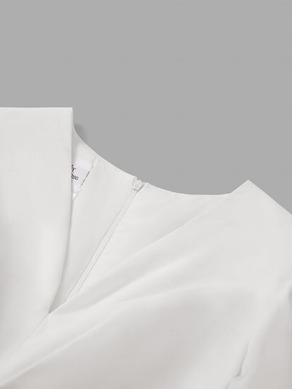 Gown High Guest Floor A-Line Dress Formal Split Wedding Evening FashionChic