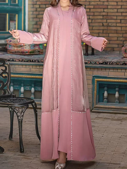 of Formal Simple Piece the Elegant Bride Mother Dress Two A-Line FashionChic
