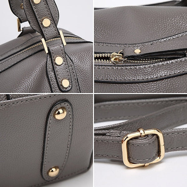 Bag PU Women's Shoulder Handbag Crossbody Boston FashionChic