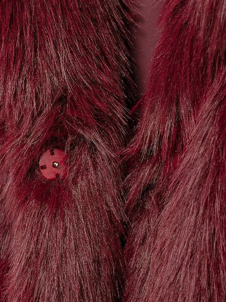 Faux Warm Comfortable Coat Leathers Furs Fur Women's FashionChic