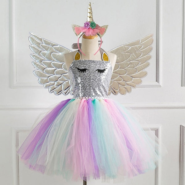 Movie Dress Unicorn Cosplay Girls' Vacation New FashionChic
