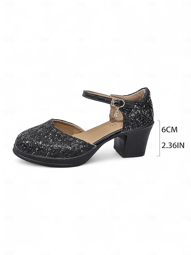 Jane Comfortable Mary Shoes Women's Low Lace Chunky - Heel FashionChic
