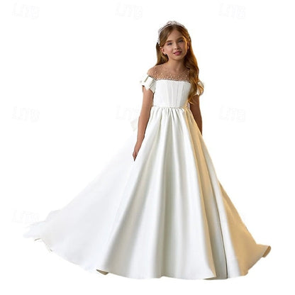 Communion Party Girls' Flower First Girl Dress FashionChic