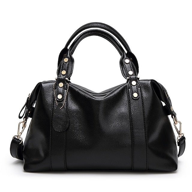 Bag PU Women's Shoulder Handbag Crossbody Boston FashionChic