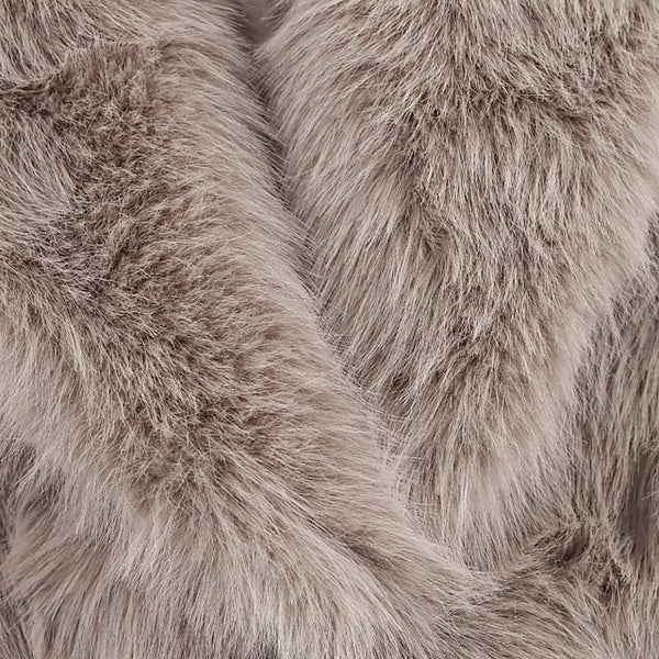 Comfortable Warm Coat Fur Women's Buttons Pocket Faux FashionChic