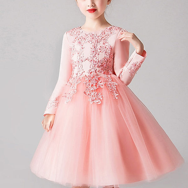 Girl Princess Flower Girls' Dress Party FashionChic