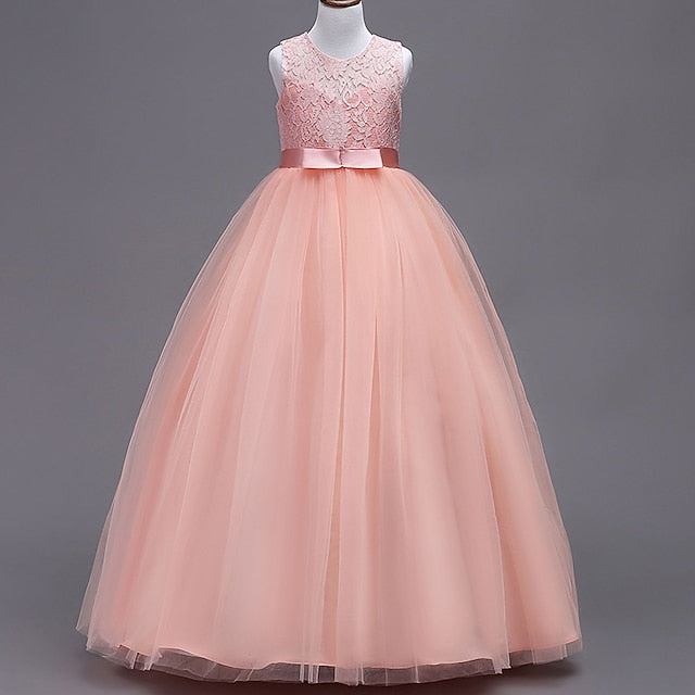 Flower Gown Girls' Dress Evening Party Girl FashionChic