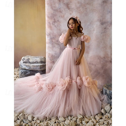 First Flower Girls' Dress Communion Girl Party FashionChic