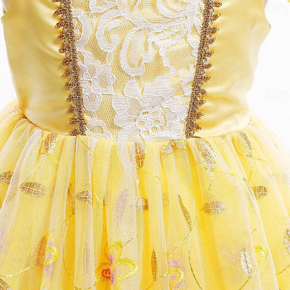 Belle Beauty and Princess the Girl Flower Beast Dress Cute FashionChic